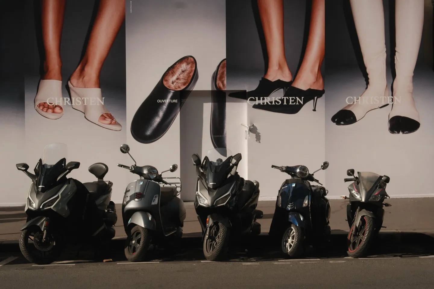 Scooters dreaming of legs